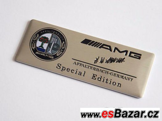 AMG Plaketa Silver  Mercedes Benz – fotografie 1