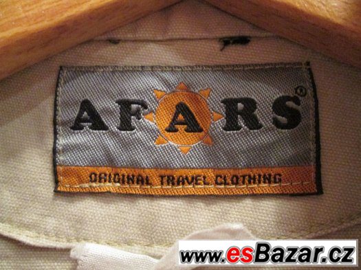 Pánská parka světlá khaki AFARS – fotografie 3
