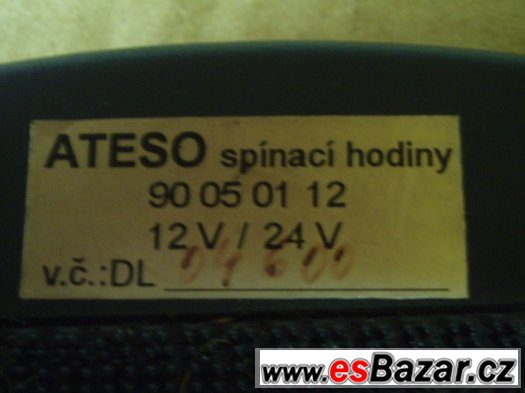 Ateso breeze nezávislé topení - ovládací hodiny – fotografie 2
