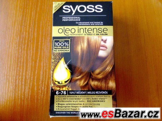 Barva Syoss oleo intense - teplý měděný. – fotografie 1