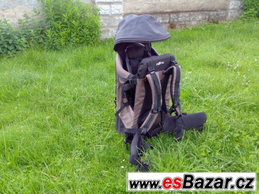 Dětská značková krosna (nosítko) Zopa s pláštěnkou - nová – fotografie 1