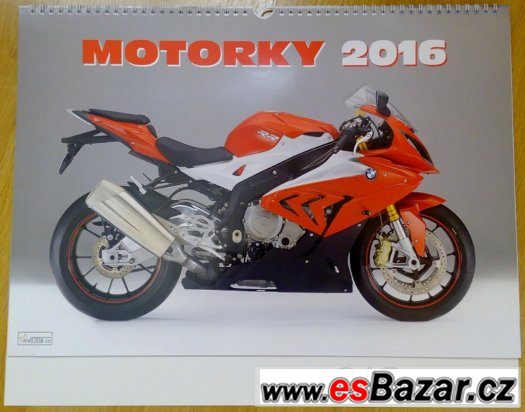 Velký nástěnný kalendář: Motorky 2016 - novinka – fotografie 1
