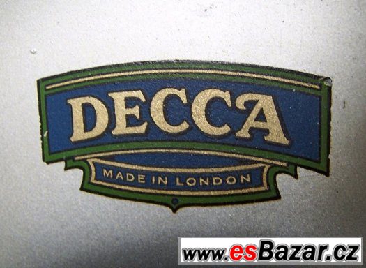 Nádherný starožitný gramofon na kliku Decca Model 44 – fotografie 5