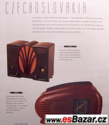 Sběratelská kniha BAKELITE RADIOS - Chartwell Books 1996 – fotografie 3