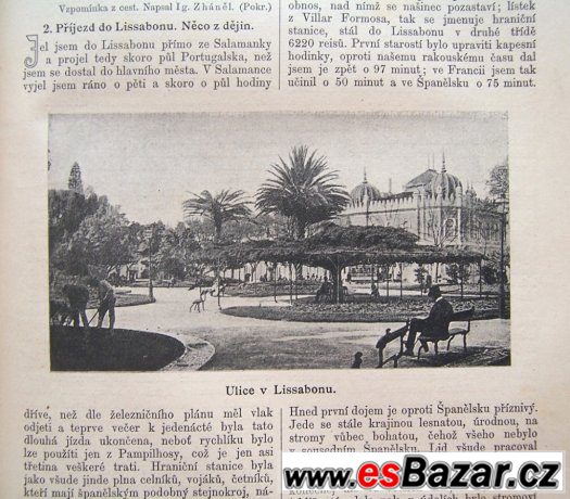 Svázaný časopis Obzor, ročník 1906 – fotografie 4