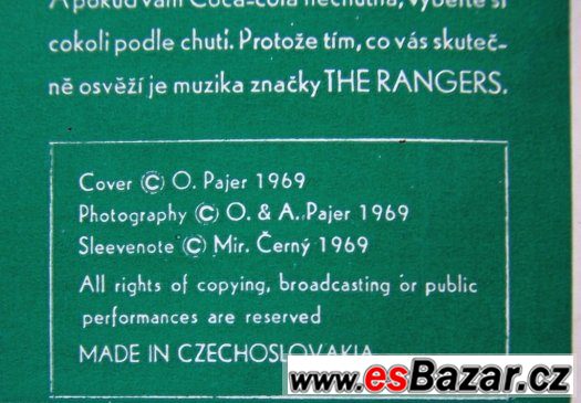První LP skupiny The Rangers z roku 1969 – fotografie 5