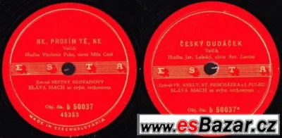 Sestry Skovajsovy - šest šelakových gramodesek ESTA