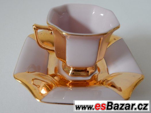 růžový porcelán - sběratelská miniatura – fotografie 1