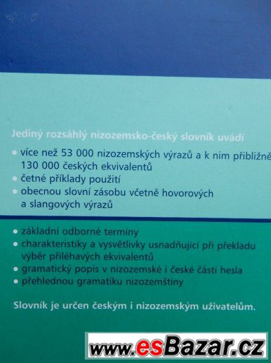 Nizozemsko - český slovník – fotografie 2