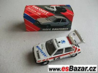 Autíčko FAVORIT - model 1 : 43