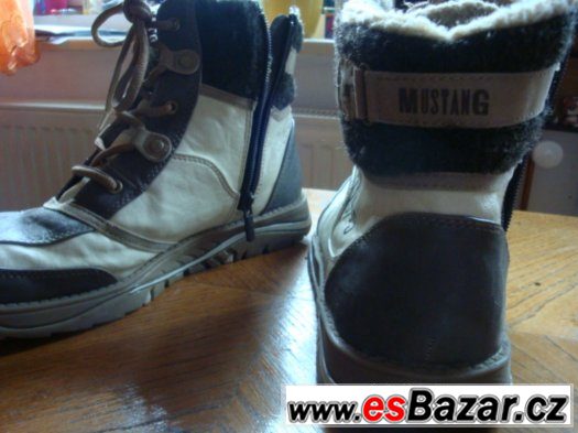Nabízím pěkné zimní boty zn. MUSTANG , vel. 40-41, unisex – fotografie 4