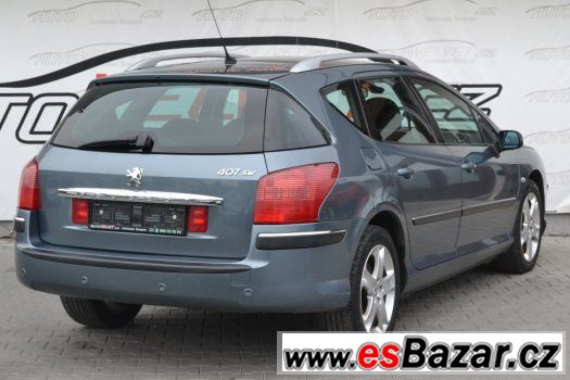 Prodám Peugeot 407 2,0 HDi SW, digiklima, ESP, POCTIVÉ KM – fotografie 3