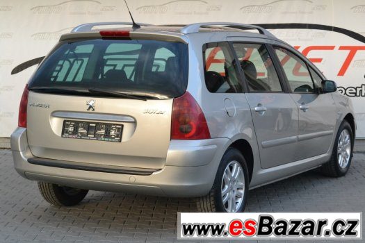 Prodám Peugeot 307 1,6 HDi SW, panorama,serviska, POCTIVÉ KM – fotografie 3
