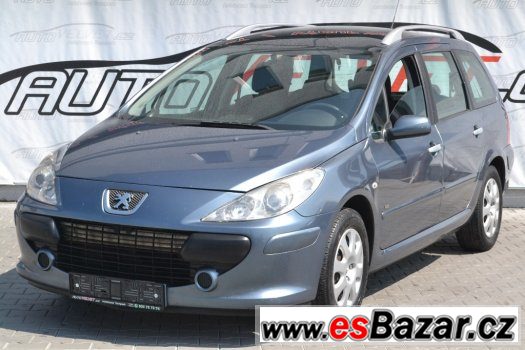 Prodám Peugeot 307 1.6 HDi SW, panorama, klima, POCTIVÉ KM – fotografie 1