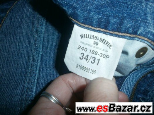 džíny Williams Delvin vel.43/31. – fotografie 3