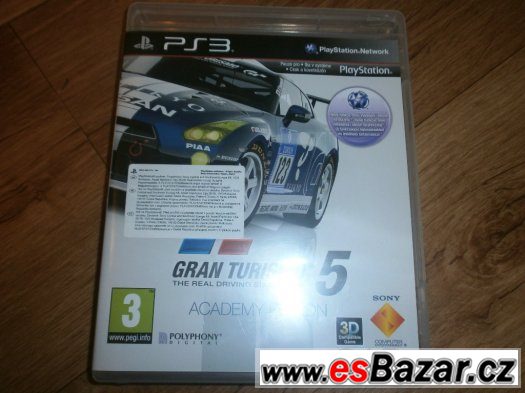 hra na PS3-GRAN TURISMO 5,jako nová. – fotografie 1