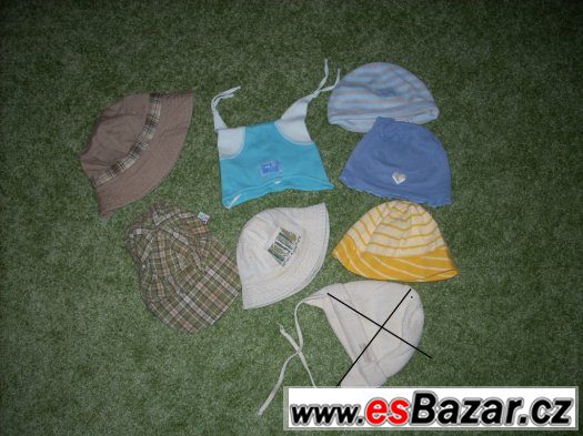 ČAPKY - ČEPIČKY - KLOBOUČKY 3-9M – fotografie 4