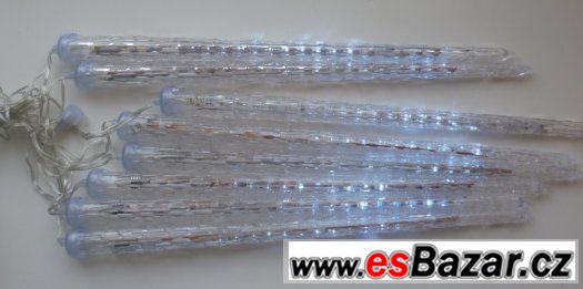 LED rampouchy 5V, 50cm s efektem padajícího sněhu - pro venk – fotografie 3