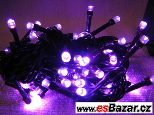 VÁNOČNÍ ŘETĚZ 50 LED,   5M – fotografie 2