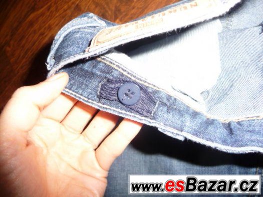 kalhoty, rifle, denim vel. 134 délka 82 – fotografie 5