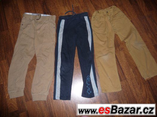 2 x kalhoty, tepláčky vel. 122/128 – fotografie 1