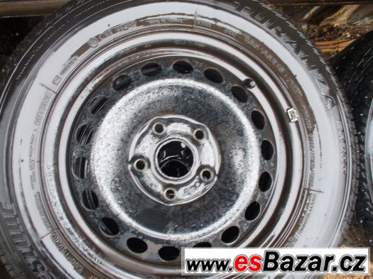 5x112 15 s pneu 195/65/15 letní bridgestone – fotografie 1