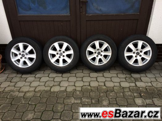 15" Alu disky elektrony Borbet obute – fotografie 1