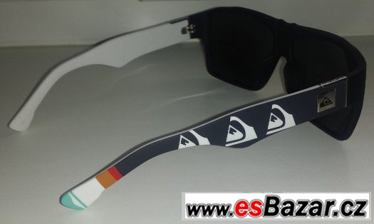 Sluneční brýle QuikSilver - černo-bíle s logem - nové – fotografie 2