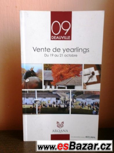 Prodám dražební katalog Vente de yearlings – fotografie 1