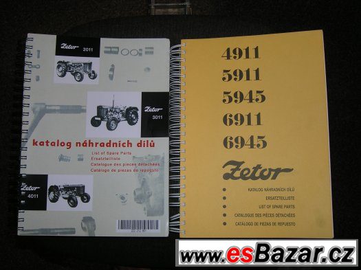 TECHNICKÁ DOKUMENTACE ZETOR + NÁHRADNÍ DILY. – fotografie 1