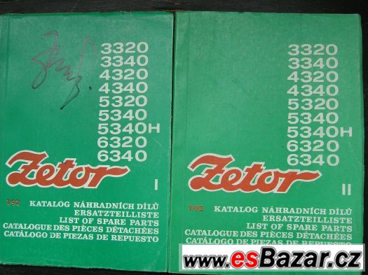 TECHNICKÁ DOKUMENTACE ZETOR + NÁHRADNÍ DILY. – fotografie 2