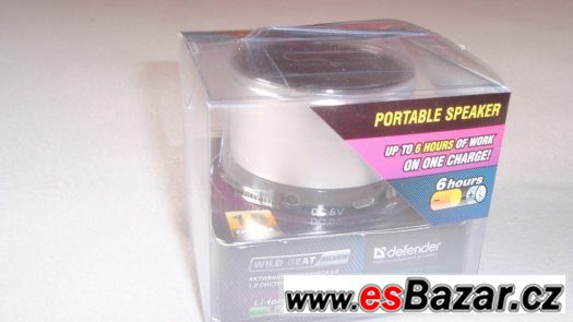 Přenosný AUX repráček 3,5 jack audio pro mobil, tablet, mp3 – fotografie 3