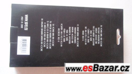 Externí baterie nabíječka PowerBank 4000mAh pro mobil, nová – fotografie 4