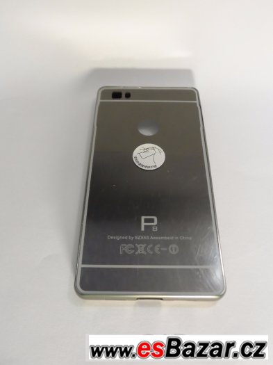 Huawei P8 Lite pouzdro barva tmavě stříbrná materiál rámeček – fotografie 1