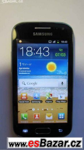 Samsung Galaxy Trend Plus (S7580) Black Dobrý stav. Prodam n – fotografie 1