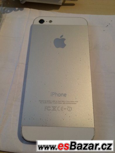 Prodám Apple Iphone 5 white, 100% funkční,32GB – fotografie 3