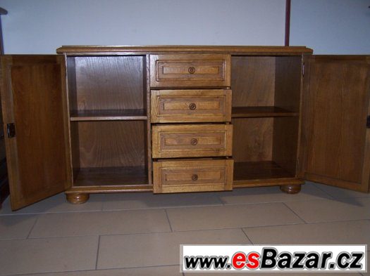 Krásná rustikální komoda 129 cm – fotografie 4
