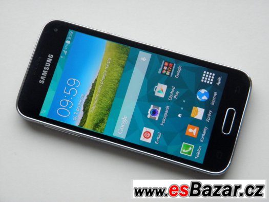 SAMSUNG GALAXY S5 mini G800F 16GB Black - CZ ZÁRUKA – fotografie 3