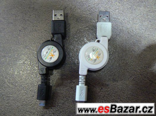 Svinovací USB kabel – fotografie 1