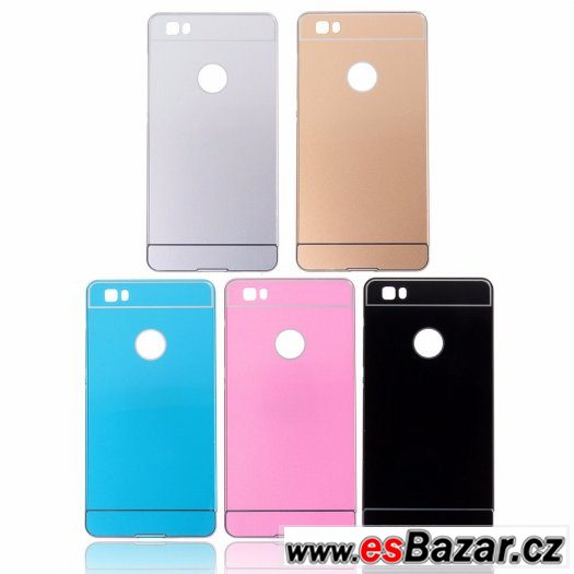 Huawei Ascend P8 Lite pouzdro barva stříbrná,černá,modrá,růž – fotografie 4