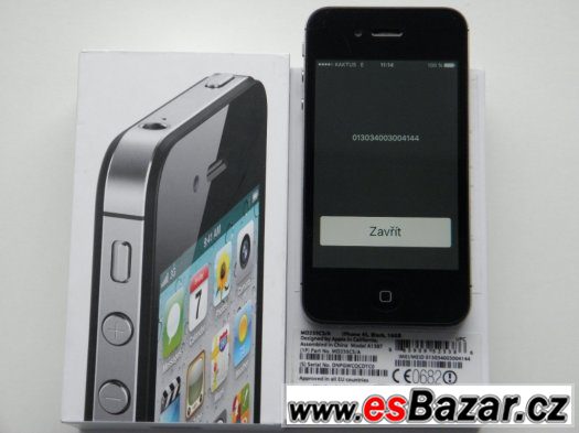 APPLE iPhone 4S 16GB Black - KOMPLETNÍ - ZÁRUKA – fotografie 2