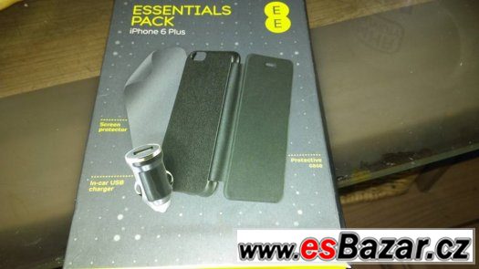 prodam iphone 6 plus set obal folia a nabijecku do auta – fotografie 1