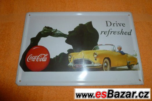 Plechová cedule Coca Cola – fotografie 1