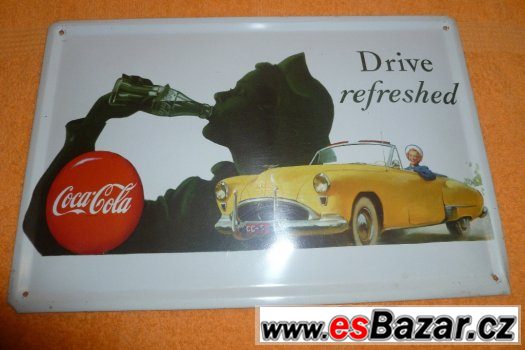Plechová cedule Coca Cola – fotografie 3