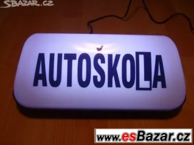 TRANSPARENTY AUTOŠKOLA, magnetické, 12V