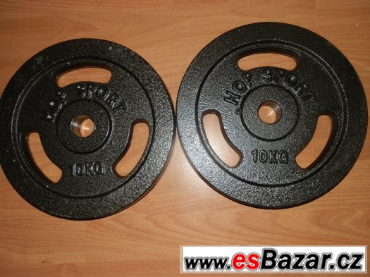 Prodám 2ks NOVÉHO litinového závaží HOP sport -jedno 10kg – fotografie 1