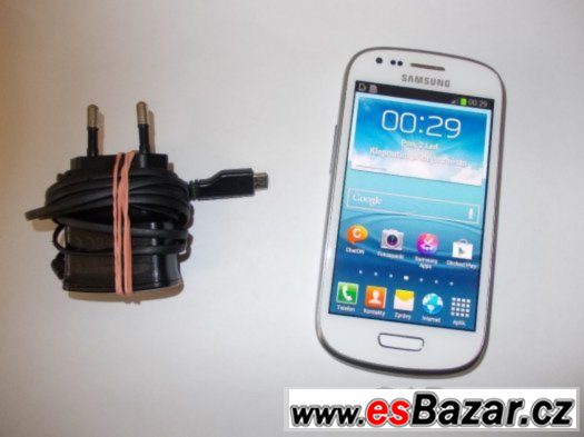 SAMSUNG GALAXY S3 MINI BÍLÝ - TOP STAV – fotografie 1