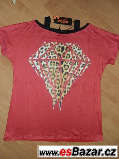 Prodám NOVÁ trika s kr.rukávem vel.M/L,XL/XXL -doprava ZDARM – fotografie 1