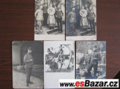 RU pohledy,vojenské pohlednice,feldposty,fotografie 33ks