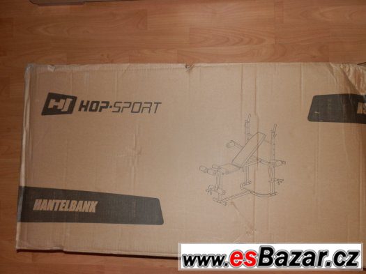 Prodám NOVOU posilovací lavici se stojany na činku HS-1020 – fotografie 3
